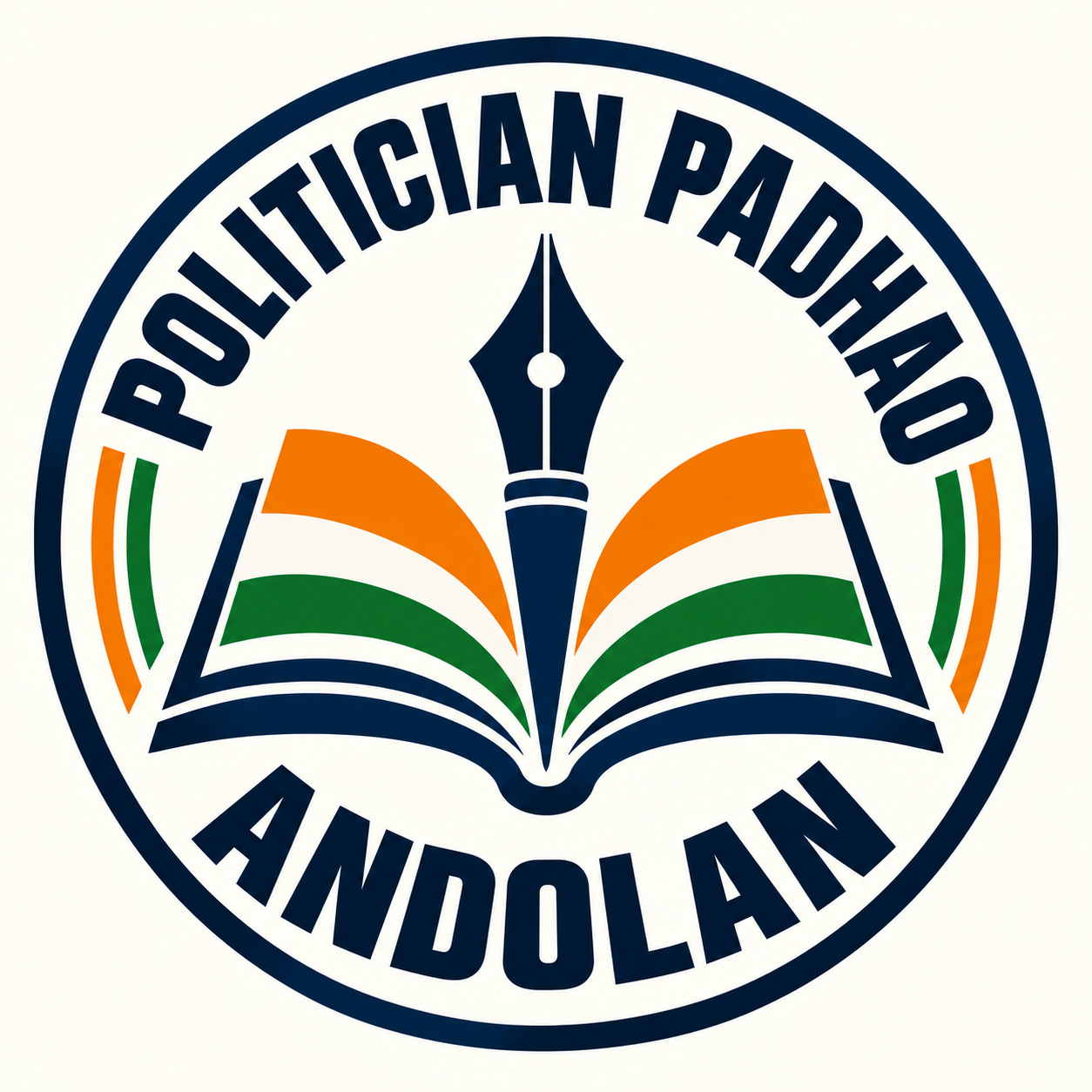 Politician Padhao Andolan logo